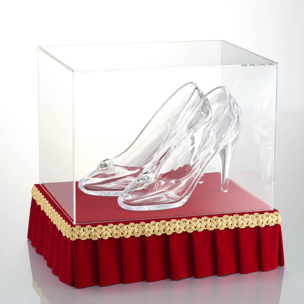 履けるガラスの靴・ハート付き（両足） – 履けるガラスの靴エマ