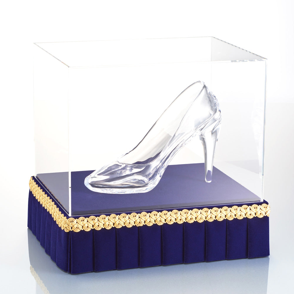 EMMAエマ 本当に履けるガラスの靴 シンデレラ 専用ケース ミュージアムブルー ご購入者用】履けるガラスの靴エマ専用ケース