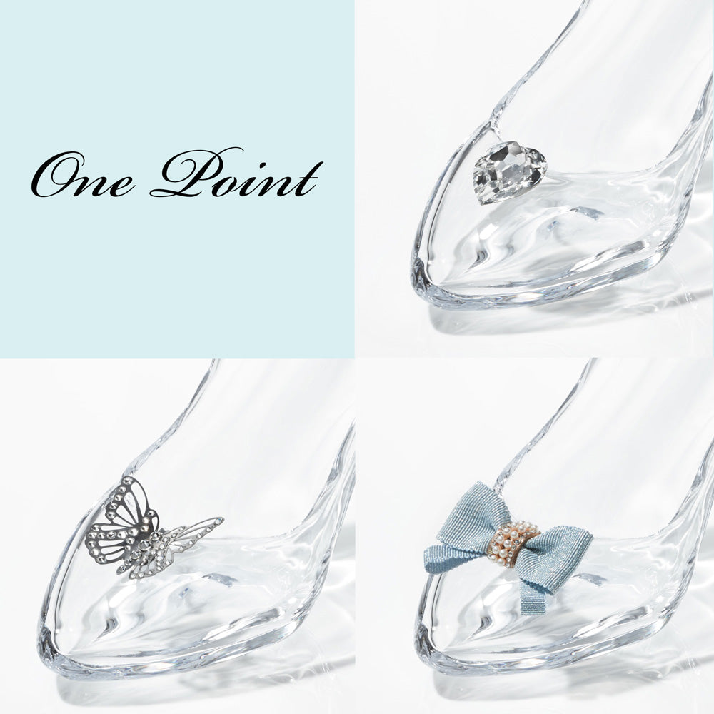 One point added] For shoe purchasers only – 履けるガラスの靴エマ